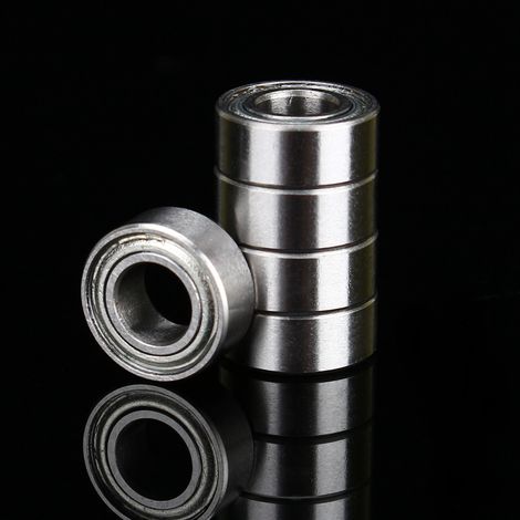 Lot de 10 mini roulements à billes MR105ZZ (5 mm x 10 mm x 4 mm) (1/5)