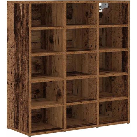 Maison Exclusive - Armario Zapatero con estante Madera vieja 77,5