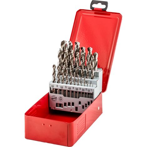 Fischer Jeu de forets à métaux HSS-G 1 - 13 mm 25 pces - 536605
