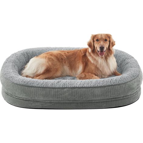 Panier Chien Grande Taille, Coussin Chien Orthopedique et Dehoussable (1/5)