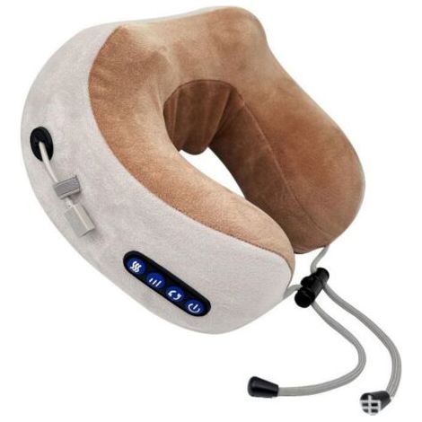 Masseur Cervical et Cou, Appareil Massage de Cervicales, Masseur Électrique Oreiller de Nuque sans fil Massant à Shiatsu, Coussin de Massage Électrique pour les Cervicales Douloureuses