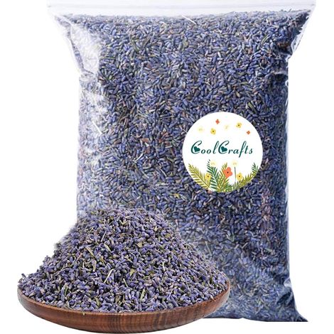 Lavender Dried Flowers - 250 G - Natural Fragrant Lavender Buds For Sachets - Aromatic Herbal Filler For Home Storage And Crafts (1/5)