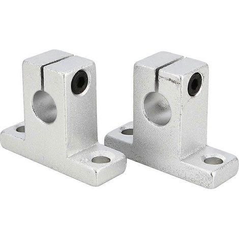 2 supports d'axe de rail linéaire SK10, support d'axe optique vertical