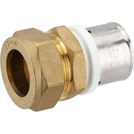 Pressfitting-Übergang 26 x 3,0 mm MV-Rohr auf Klemmverschraubung für 22 mm Kupferrohr (1/2)