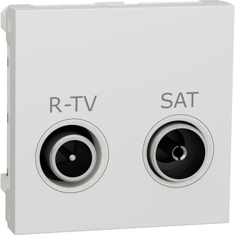 R-TV / SAT-Buchse NU345418 einpolige Ableitung SCHNEIDER NU345418