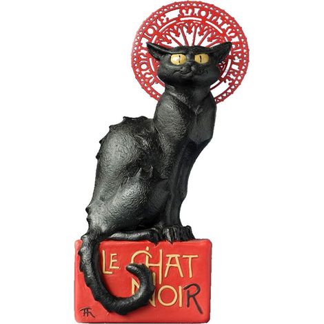 Statuette en résine Le chat Noir (1/2)