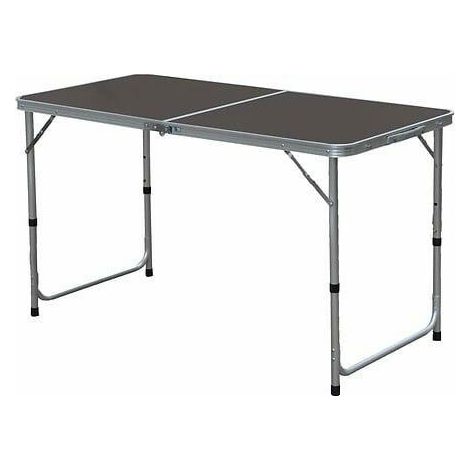 MESA PLEGABLE Otano gris CON ASA, altura regulable