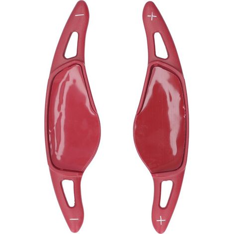 Palettes de changement de vitesse au volant en alliage d'aluminium, accessoires de décoration intérieure de voiture de remplacement pour GR Supra A90 2019 – 2022 rouge 2 pièces (1/5)