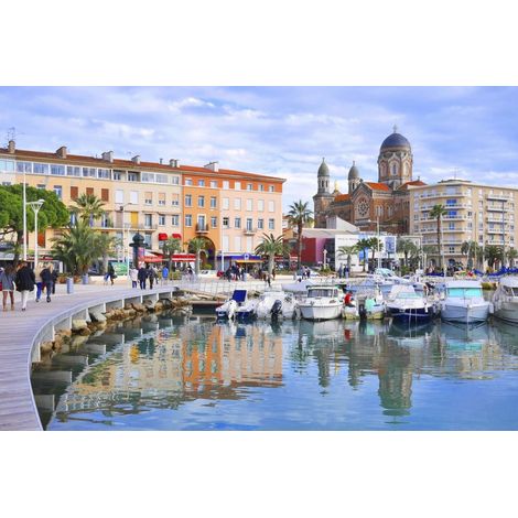 Tableau sur toile Saint-Raphaël 30x45 cm - Impression sur Toile Murale Décorative - Image imprimée en HD sur Toile - Toile sur Châssis en Bois FSC - Fabriqué en France (1/4)