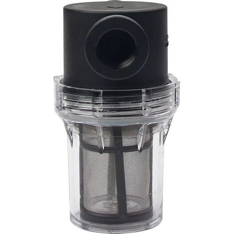 Filtre de pipeline, filtre de pompe à eau 1/2" avec tamis en acier inoxydable 80mailles, filtre en maille en ligne pour l'irrigation du jardin- (1/5)