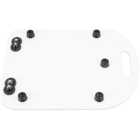 Praktische Auszugsschublade, elegantes Küchenarbeitsplatten-Gerät, Auszug mit Griff und Schutzpads für TM5- und TM6-Küchenmaschine, weiß (1/5)