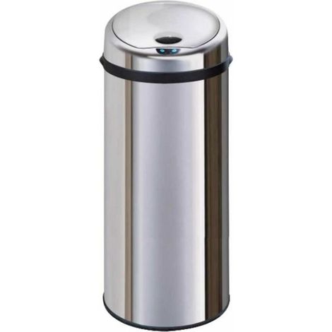 Papelera automática de acero inoxidable 50l - BAT-50LB - Kitchen Move - (1/5)