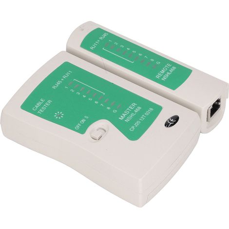 Testeur de câbles réseau RJ11 RJ45 : outil de diagnostic et de réparation pour la maintenance. (1/5)