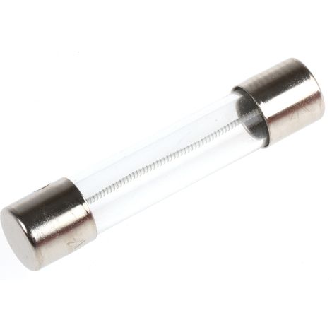 Cartouche fusible RS PRO, 500mA, 6.3 x 32mm, Type T, 250V c.a.