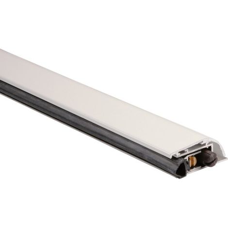 Duval – Plinthe automatique blanche 0,83 m – En applique – Double réglage pour tous types de portes – PLA 400