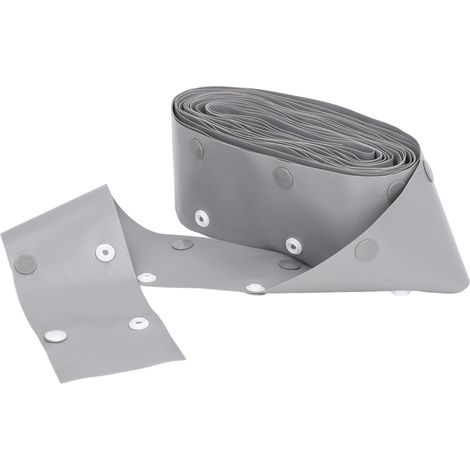 Gaine de protection de câble ignifugée en PVC POM, résistante au feu, avec bouton, pour cordon d'alimentation, 15 m / 590,6 po