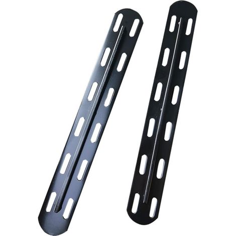 2 pièces Connecteurs plats (Fer) , 250 x 40 x 2,75 mm – Plaque métallique perforée, Connecteur pour bois, Barre plate (1/5)