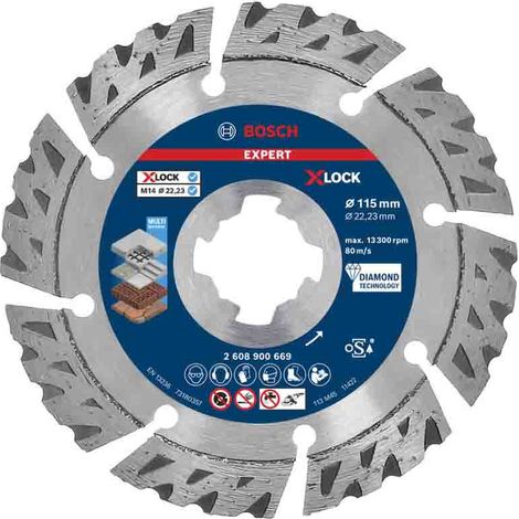 BOSCH DISCO DE DIAMANTE EXPERT MULTIMATERIAL DIAMETRO (mm) 115