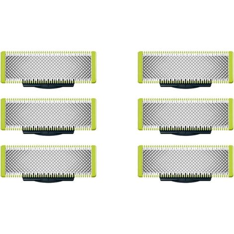 Edelstahl Rasierklingen für OneBlade, langlebig zum Trimmen & Stylen, 6er-Pack, QP230/50-Kompatibles Produkt