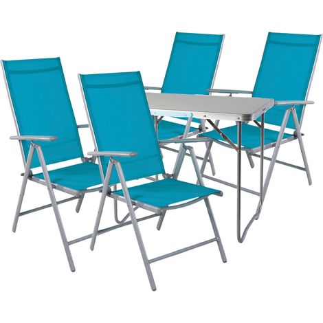 5-teiliges Campingmöbel Set 70x50x59cm-MMC330870+4xMMC5000P (1/4)