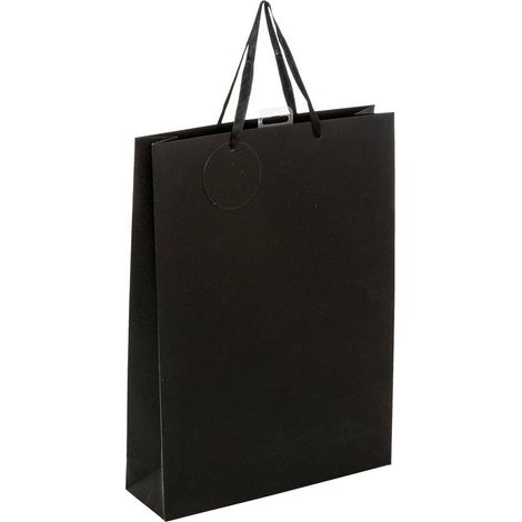 Sacchetto regalo grande nero con glitter - Atmosphera créateur d'intérieur