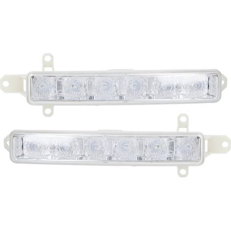 SUNXURY 2 luces diurnas LED para coche 5520280, luz brillante de 6 LED, resistentes al calor, repuesto para Peugeot 301, 308S y 408. (1/4)
