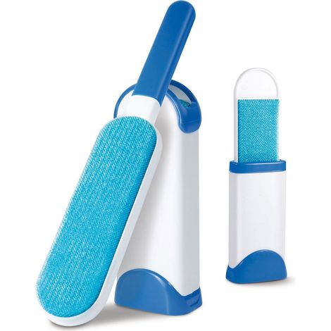 Spazzola 2 pezzi rimuovipelo grande e piccola con setole soft care