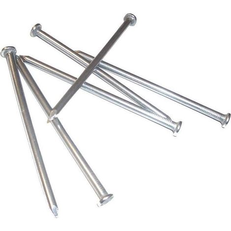 DUVER puntas hierro cabeza plana granel largo 80mm (caja 3) , 0KILOGRAMOS