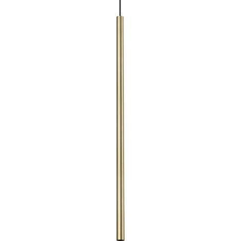 Ideal Lux Lampadario Look 1 luce LED integrato ottone satinato metallo