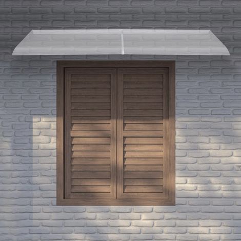 Wand-montierte transparente Außenschutz, Tür und Fenster Sonnenschutz, 200  44,5 cm, Temperaturbeständigkeit -20-200 ° C, Vordertür, Veranda im Freien, Terrasse