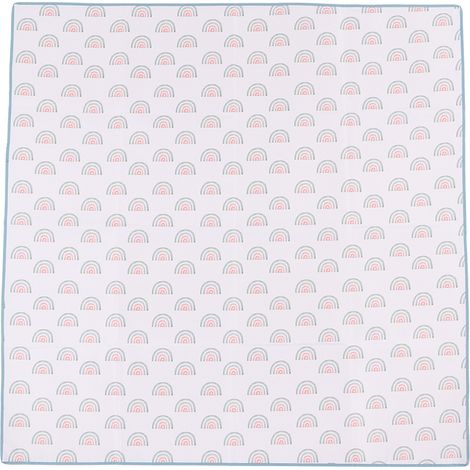 Napperon imperméable antiglisse pour repas de bébé, tapis multifonction sous chaise haute, antidérapant et facile à nettoyer, 80x60 cm lot de 2 (1/5)