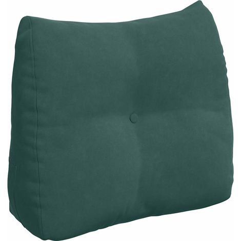 Coussin de Dos Vert foncé 60 x 24 x 50 cm Velours