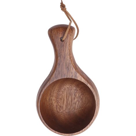 Tasse à thé en bois sculptée à la main, style portable, idéale pour la maison, le restaurant et le camping (1 pièce). (1/5)