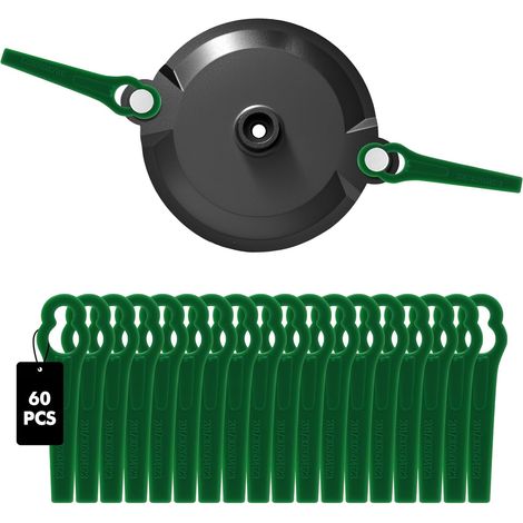 Lot de 60 Lames Disque Double Lame Débroussailleuse Sans Fil Compatible Parkside Jardin Pelouse