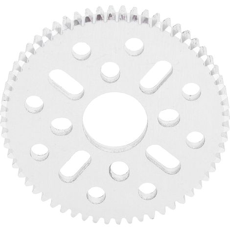 4302-0014-0060 Cylindre d'engrenage en aluminium à 60 dents, diamètre 14 mm, module 0,8, accessoires de visserie (1/5)