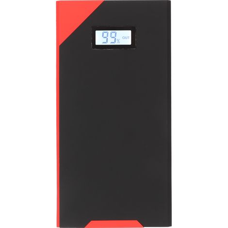 Démarreur de voiture portable 800 A 12 000 mAh 12 V avec lampe LED et port USB-C (1/5)