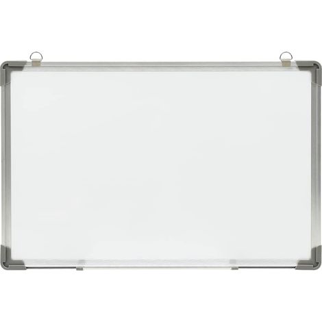 Lavagna Magnetica Bianca 60x45 in Alluminio Pennarelli Cancellabili e Magneti (1/5)