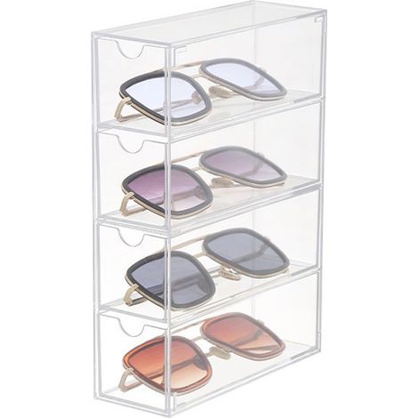 Boîte de rangement pour lunettes à 4 tiroirs. (1/5)