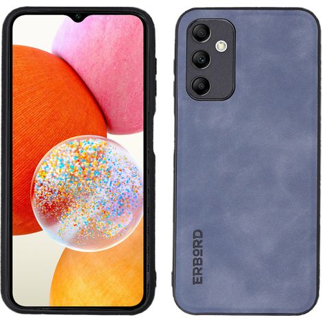 Schutzhülle für Samsung Galaxy A14 5G, Modell Business, mit Kfz-Halterung, blau (1/5)