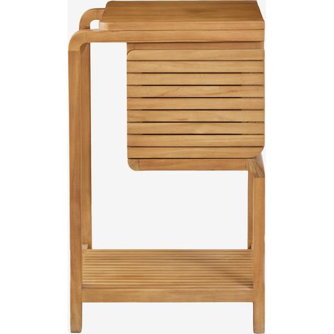 Conjunto de mueble de baño en madera de teca Bradley SKLUM       