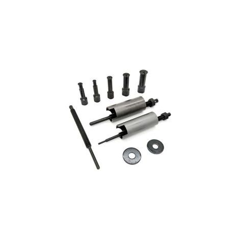 Kit universale di estrattori per cuscinetti interni per moto da 9-23 mm, set di estrattori per cuscinetti da 8 pezzi, attrezzo per frizione, kit di rimozione con martello scorrevole interno per tutti (1/4)