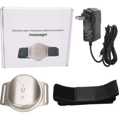 Appareil de massage abdominal chauffant électrique à thérapie thermique constante, tension 100‑240V, prise US (1/5)