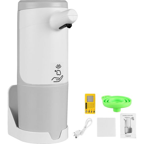Automatischer Seifenspender mit Infrarot-Induktion, Flüssigschaumspender, USB-aufladbar, Badezimmerzubehör, 450 ml (1/5)