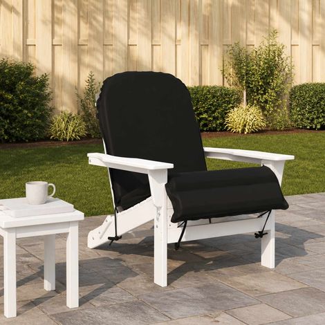vidaXL Coussin de transat ensoleillé GEMERT 100 % polyester Noir (1/5)