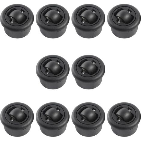 10 ruedas para muebles con rotación de 360° y base antideslizante, movilidad suave y silenciosa para el hogar.