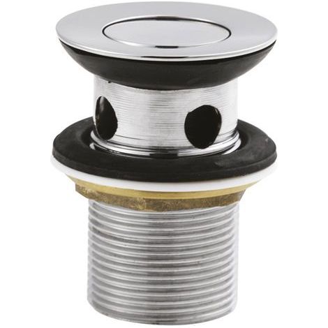 Nuie Stainless Steel Slotted Flip Top Basin Waste - ER08 (1/4)