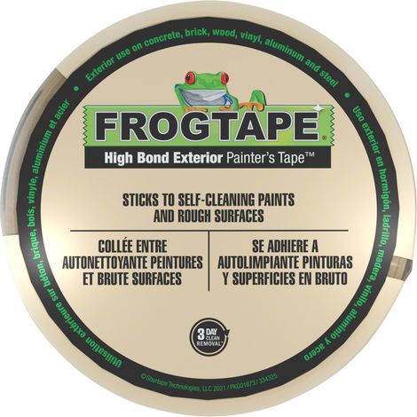 Shurtape FrogTape High Bond Exterior Painter's Tape – 36mm x 55m, Premium Masking Tape for Outdoor Painting Projects
