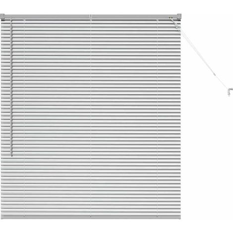 Maison Exclusive - Tendaggi a veneziana Argento 130 x 120 cm Alluminio