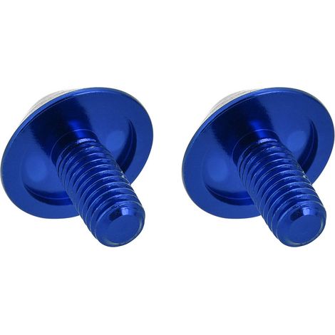 GUB G-510 Boulons M5 x 12mm pour Fixation de Bidon de Vélo (Lot de 2, Bleu) (1/4)