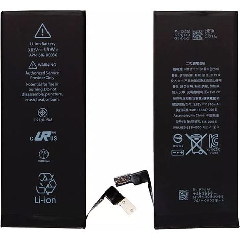 BATERIA NUEVA iPhone 6s 4,7 pulgadas APN 616-00033 1715mAh Capaciad original (1/2)